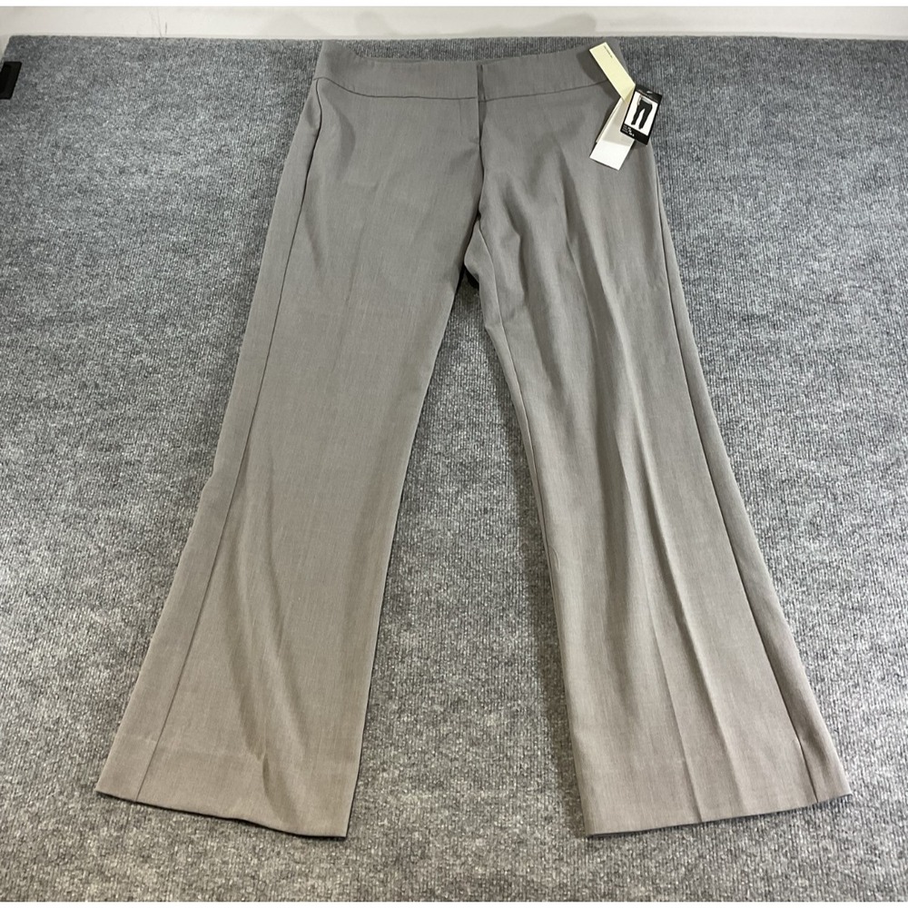 Kenneth Cole Reaction Women's Dress Pants Size 14 Average Gray Career Office New
